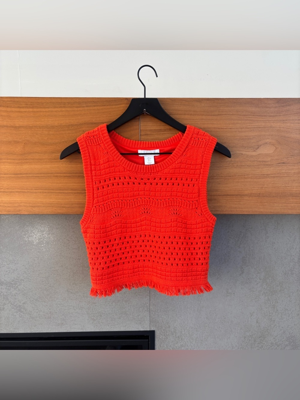 House of Harlow 1960 Crochet Top, Size S